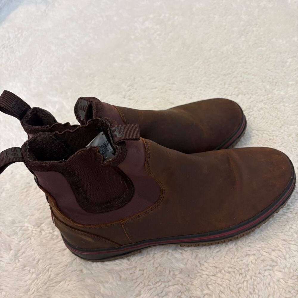 Pajar Men's 8 Gavel Pull Up Chelsea Boot Brown Leather Gorpcore Hiking Outdoors - Picture 4 of 9